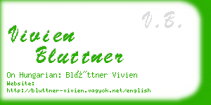 vivien bluttner business card